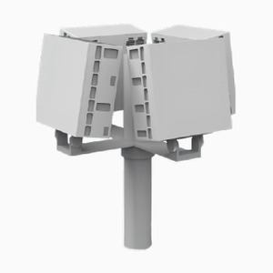 X bånd 5 km quad panel radar 1700W 