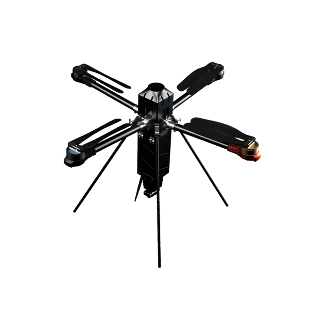 Quad axis foldable skycraft aero launch drone ai assist