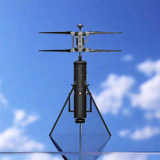 Koaxial dubbel rotor en man rekonstruera drone solo himmel sniper intelligent flygblad