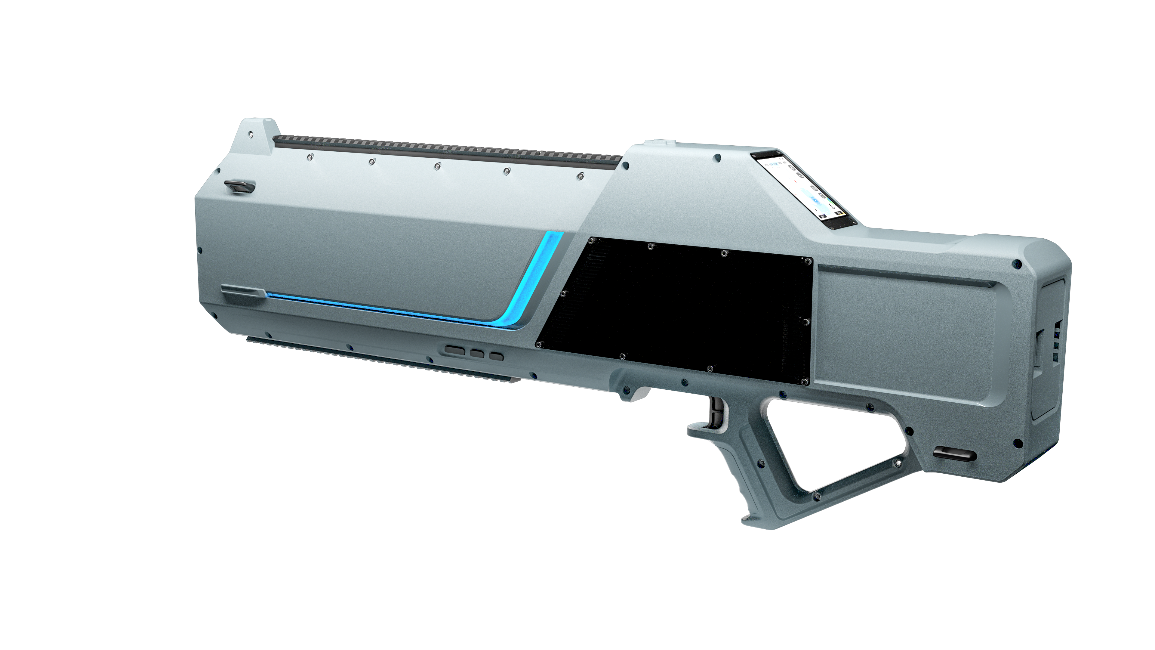 Full-band Detection-and-Jamming Integrated Counter-UAS SDR Jammer Gun